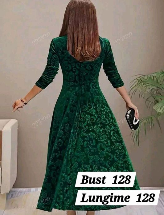 Superbe rochii lungi, material jacquard catifea,  marimea 54,si 52