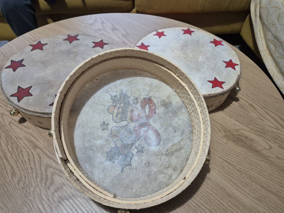 Vand toba / duba pentru colindat – piele naturala de caprioara