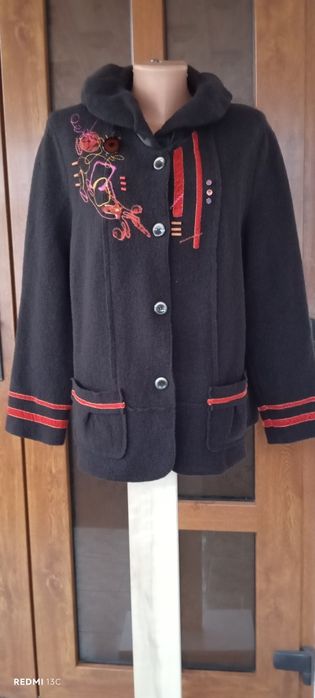 Sacou dama elegant clasic maro mărimea 48 de la Lewinger