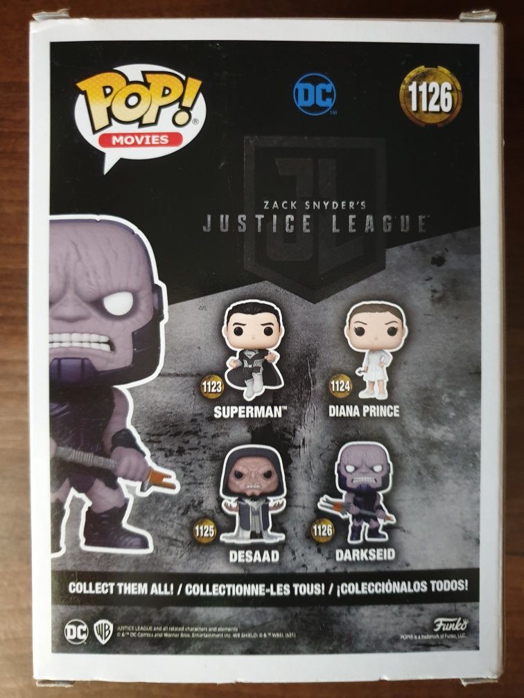 Funko Pop Movies Zack Snyders Justice League Darkseid #1126