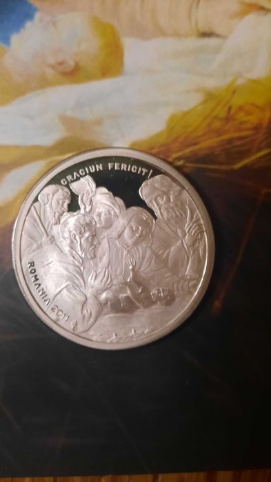 Medalie din argint 925% Monetaria Statului