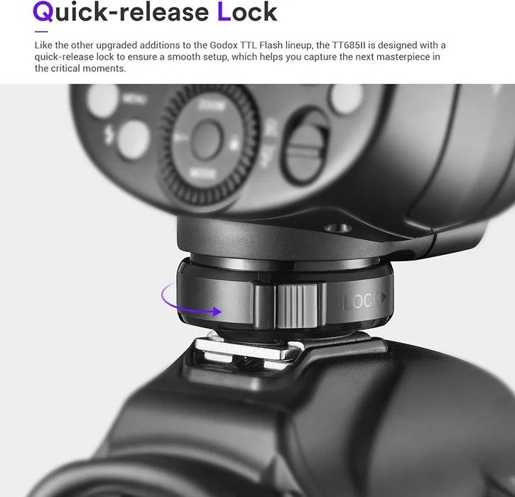 Светкавица Godox TT685 II C TTL Thinklite за Canon