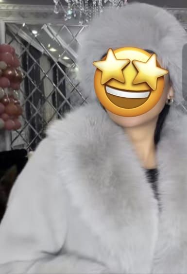 ЭКО шуба с шапкой