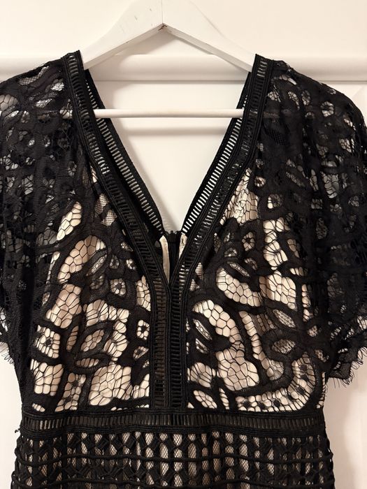 Rochie scurta din dantela, marca Boohoo