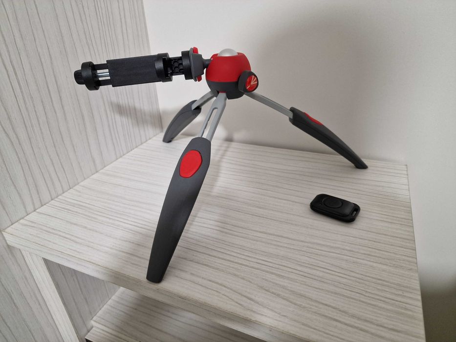 Manfrotto PIXI EVO Minirepied foto, rosu