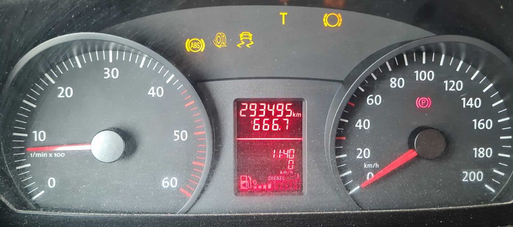 Volkswagen Crafter  2008 prelata axa dubla