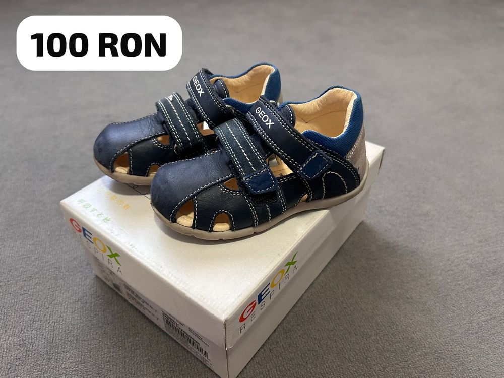 Sandale piele baiat Geox, DDstep, KicKers