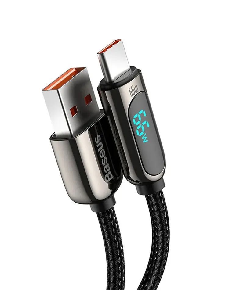 Кабель Baseus Display Fast Charging Data Cable USB to Type-C 66W (1m)