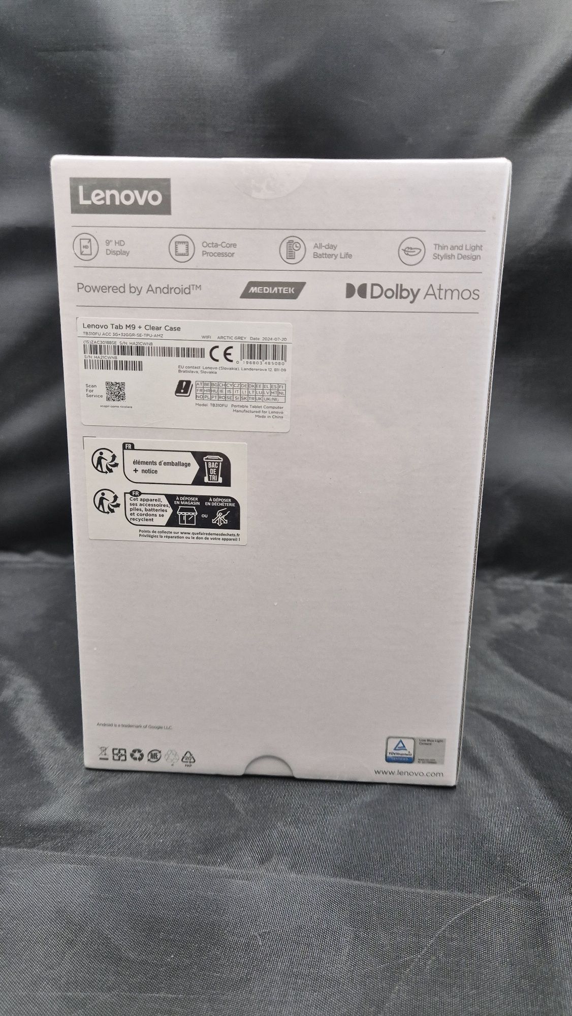 Lenovo Tab M9 +Clear Case 32gb