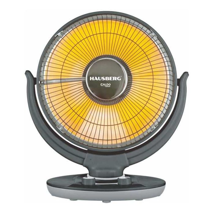 Radiator electric halogen cu ventilator Hausberg HB-8809NG, 1000W