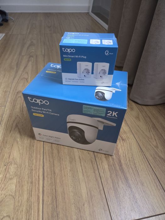 Camera IP Wireless exterior si 2 prize inteligente PTZ TP-LINK Tapo C5