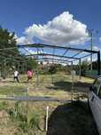Se vinde structura metalica de 160 mp
