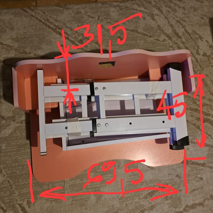 Set masuta si scaun pt fetita, comoda 3 sertare