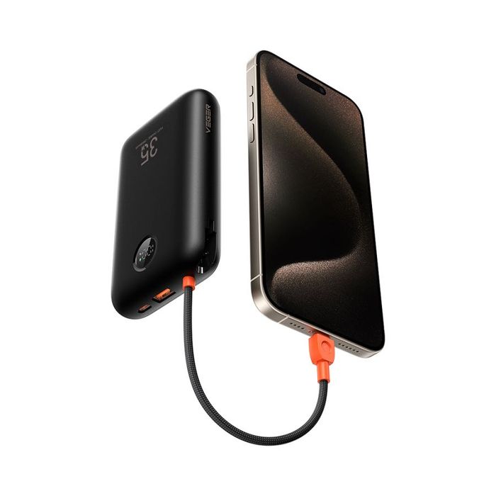 PowerBank с дигитален дисплей, мощностVEGER K2 20 000 mAh 35W PD