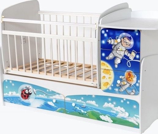 Детская кровать, трансформер до 7-лет