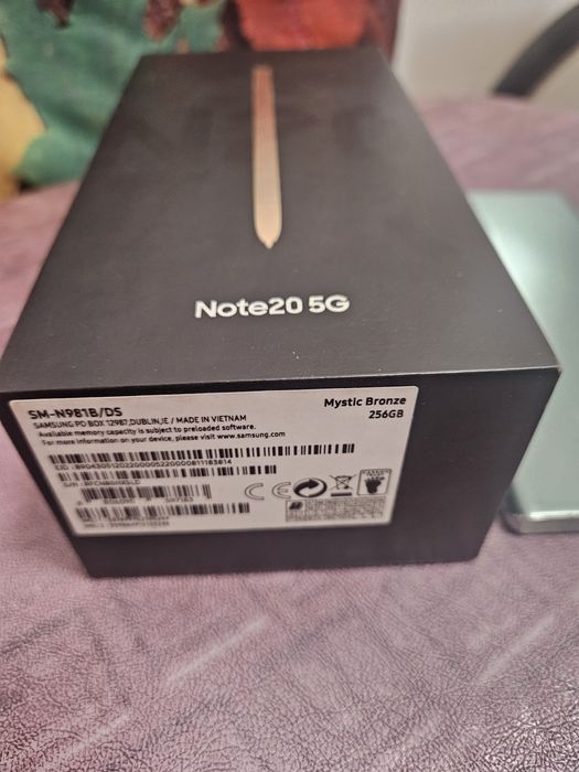 Vand Samsung Note 20 5 G 256 GB