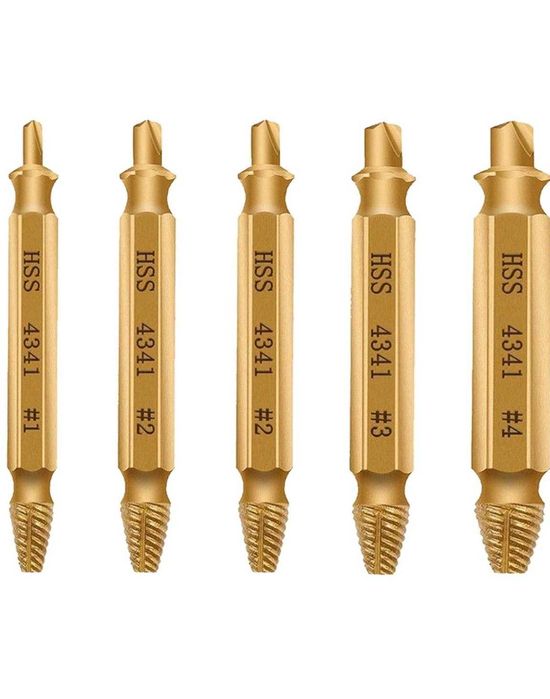 Set de 5 Extractoare de Suruburi Smart Tool din Titan