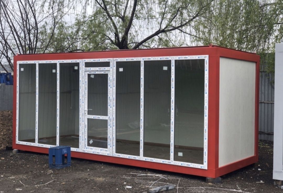Container birou containere vitrina santier paza fast-food locuit vesti