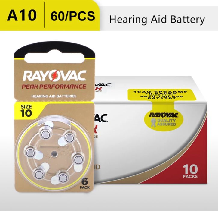 Батарейки на слуховой аппарат