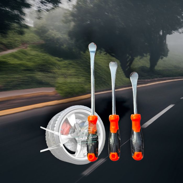 Инструменти за демонтаж на гуми, 3 бр. Лоста В комплект