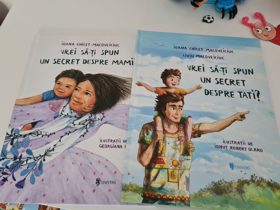set 2 carti Vrei sa iti spun un secret despre mami/tati