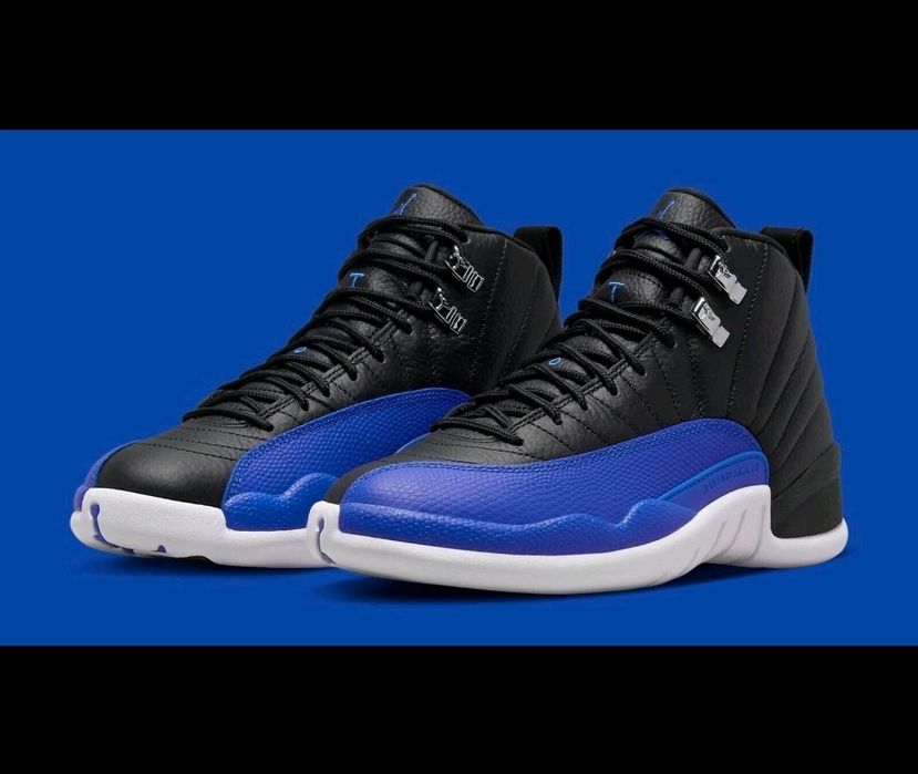 Jordan 12 retro "hyper royal" 36.5 37.5 38 si 39 originali noi