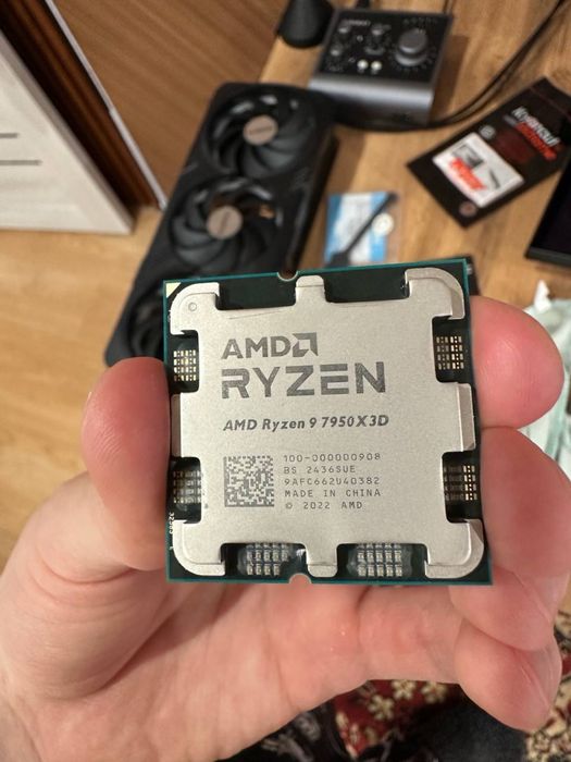 Ryzen 7950x3d игровой процессор рабочий процессор 16 ядер 32 потока