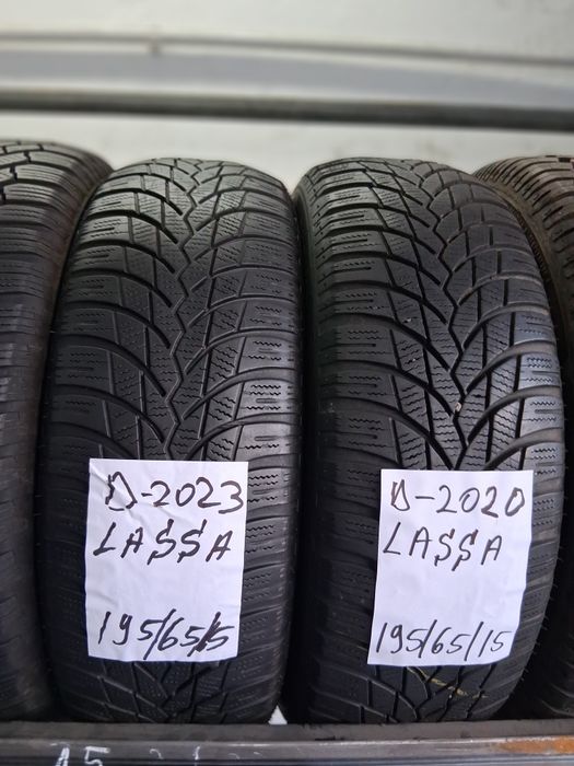 2× 195/65/15 M+S LASSA 2020 .Stare excelenta.