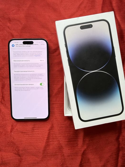 iPhone 14 ProMax 128Gb Black Akk: 86% Kelwamiz