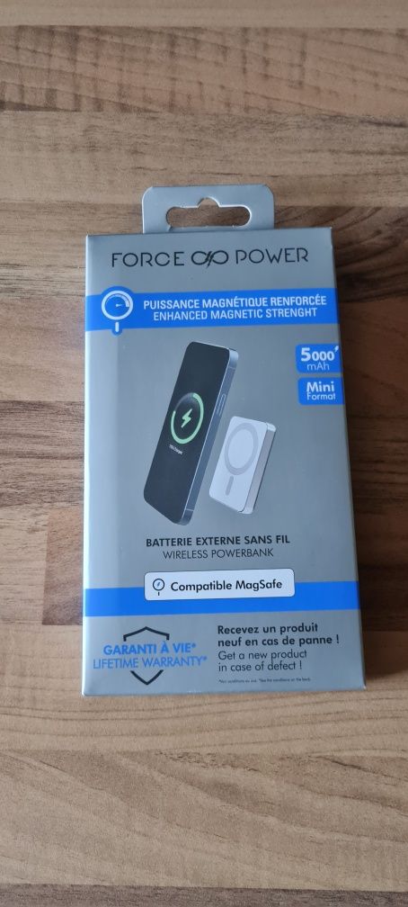 FORCE POWER baterie externa MagSafe 15W 5000mAh