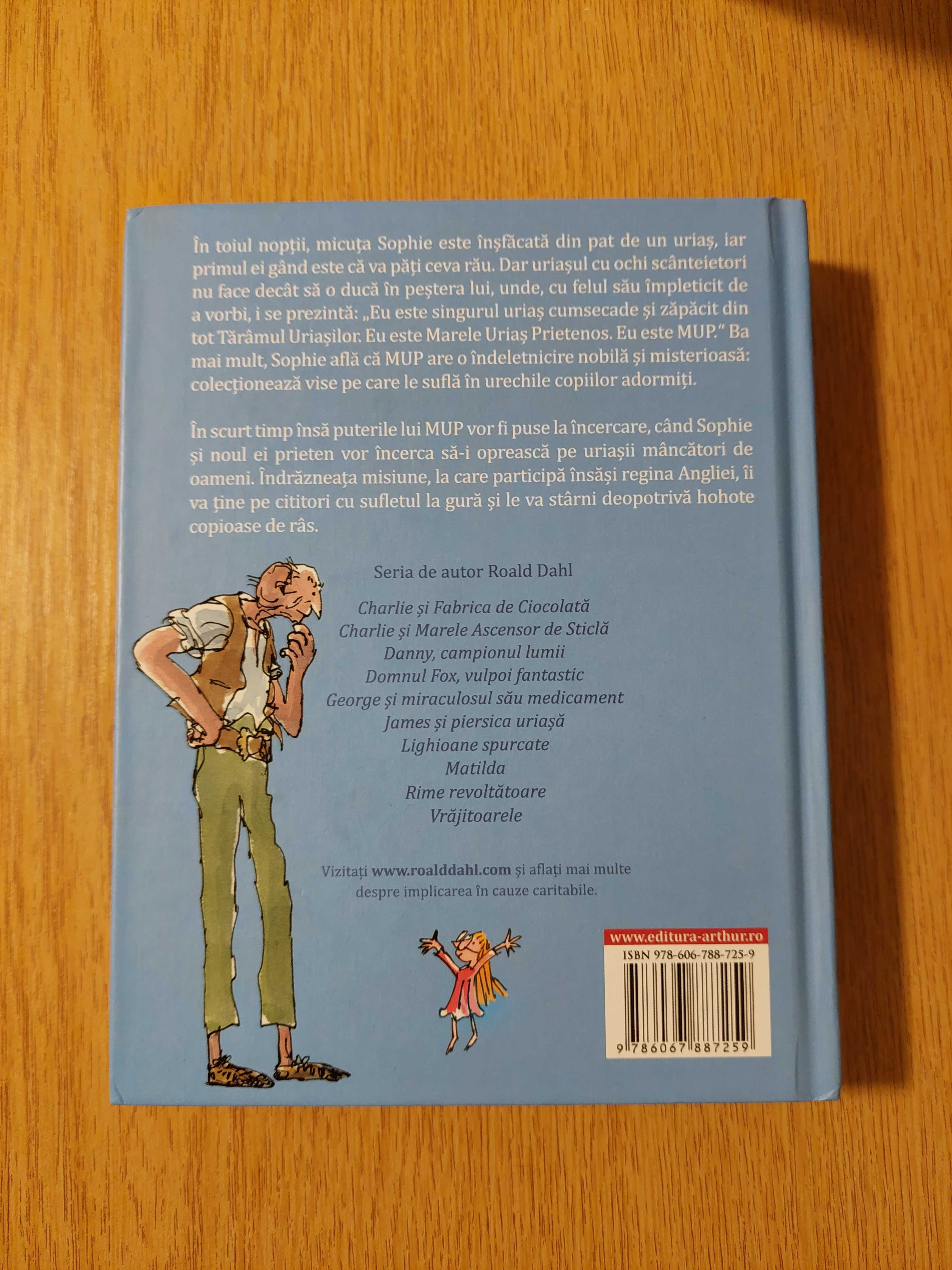 Carte Marele urias prietenos de Roald Dahl