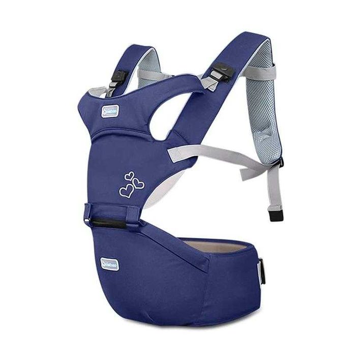 Ергономично кенгуру за деца с позиция напред и назад със столче