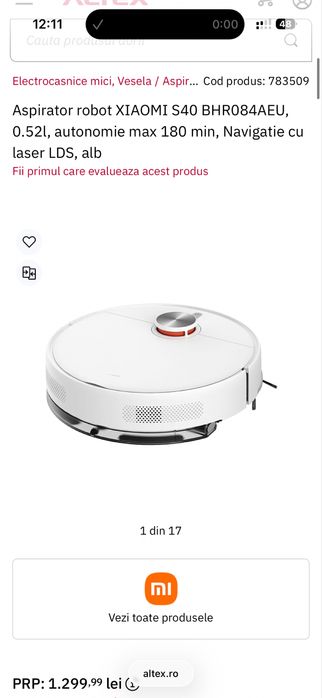 Aspirator Smart Xiaomi S40