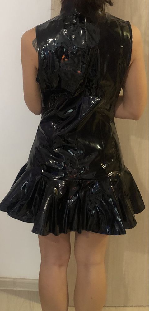 Rochie scurta, cu fermoar