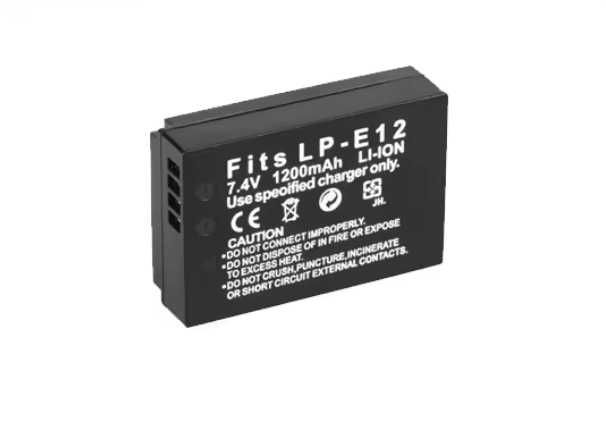CANON LP-E12 батерия заместител за EOS M M10 M50 M100 Rebel SL1 и др