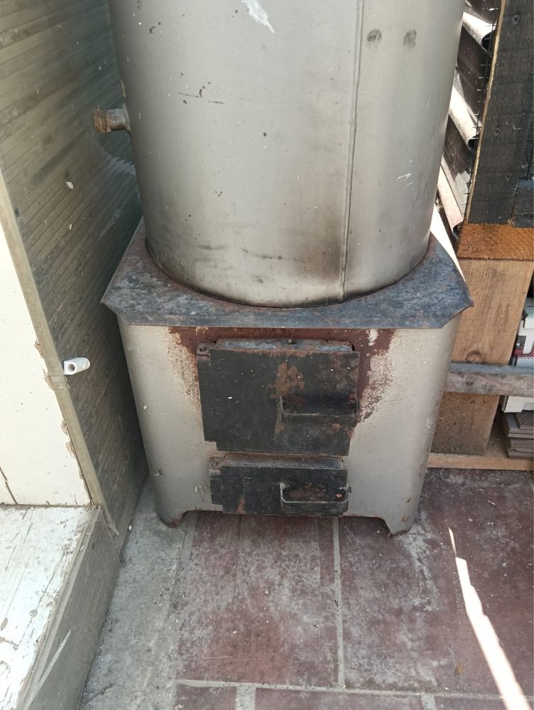 Boiler pe lemne de 90 L