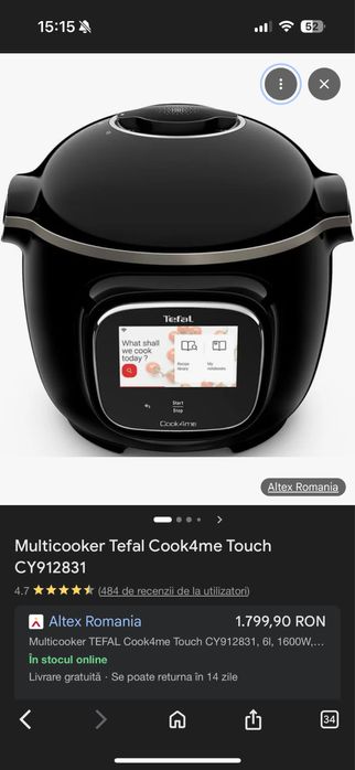Tefal cook4me nou