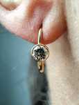Cercei Aur 18K Cu Diamante Clasic Style