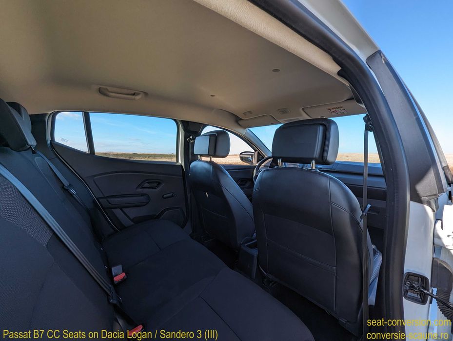 Sistem adaptare scaune de Passat B7 CC pe Logan Sandero 3 III 2020 +