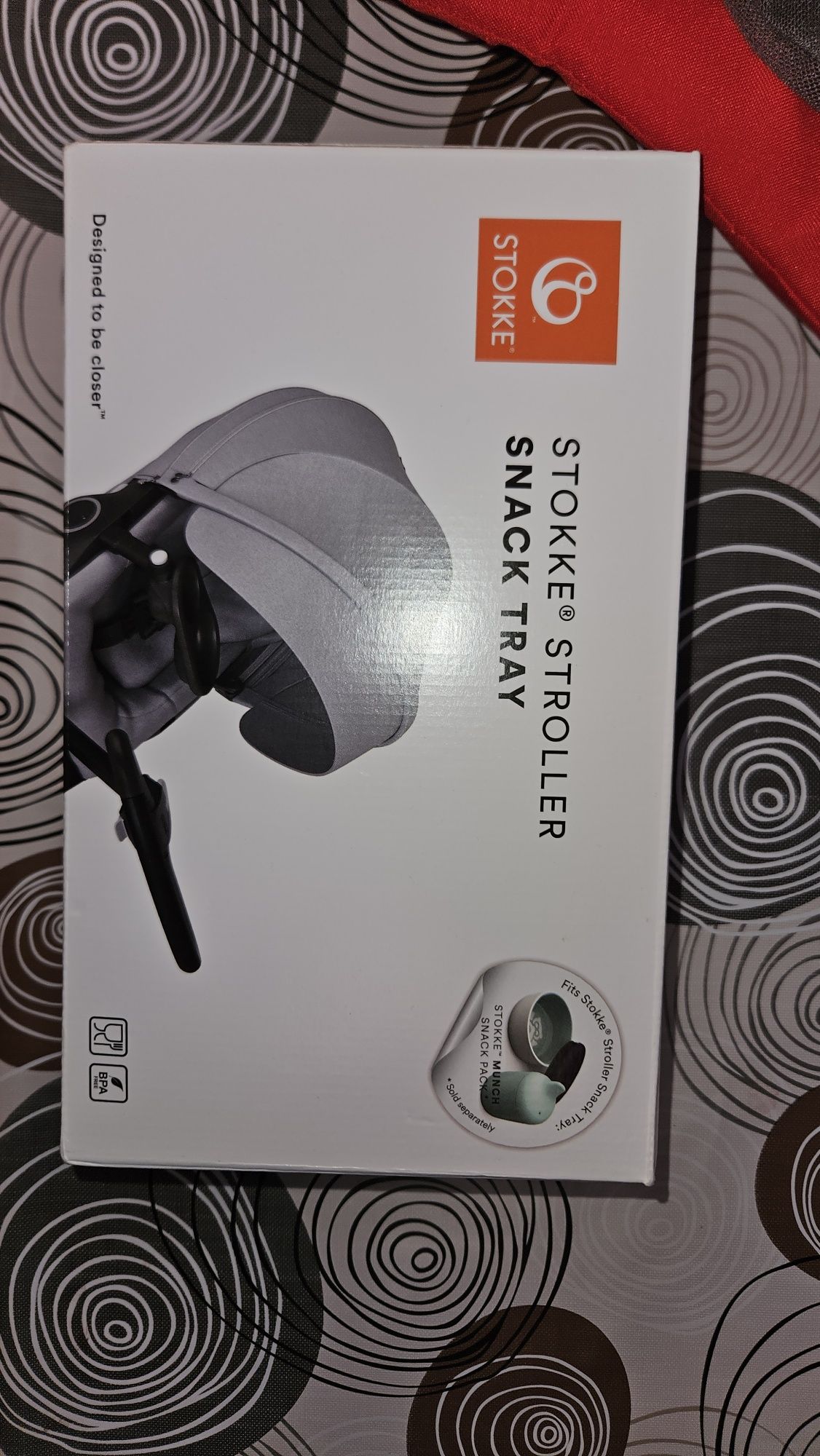Количка Stokke червена с 2 коша
