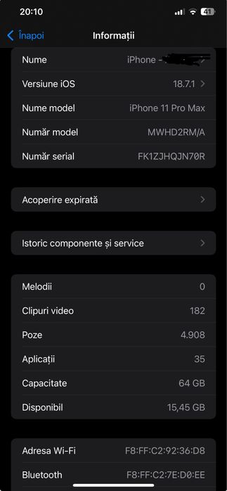 Vand Iphone 11 Pro Max