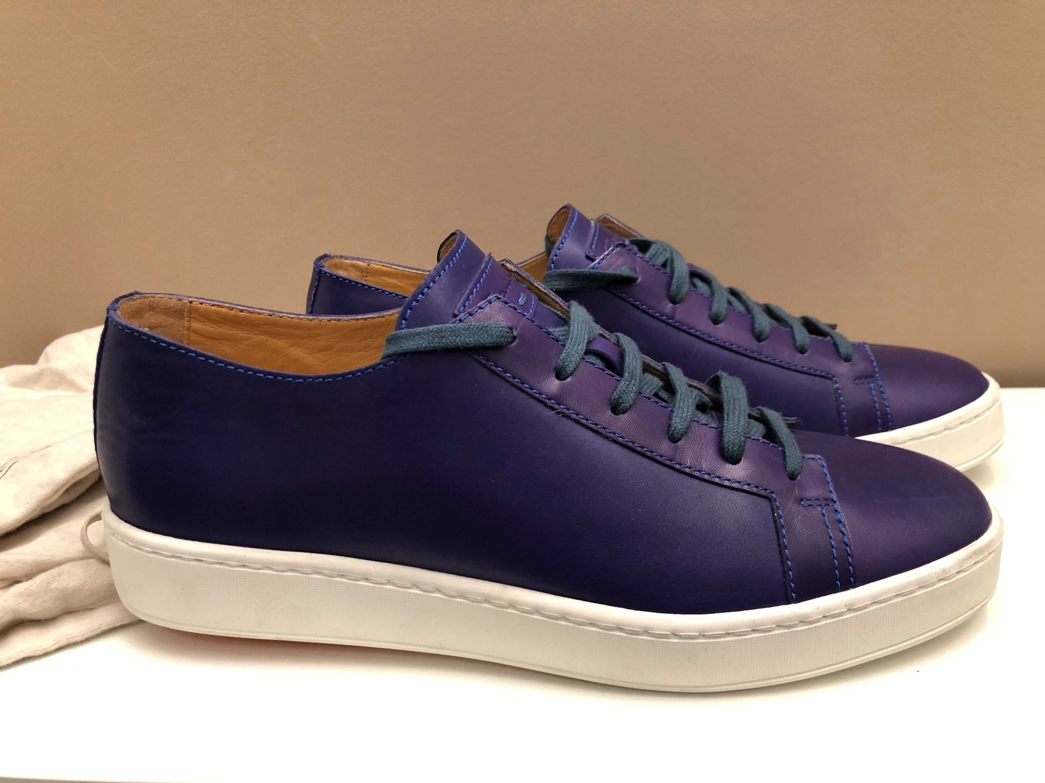 Santoni sneakers 41,5 sau 7,5 italy, autentici