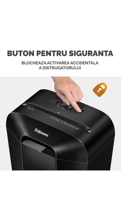 Distrugator documente Fellowes LX50 - 17 litri / 127 coli