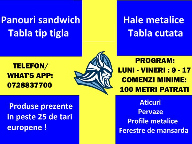 Panouri sandwich - Oferta unica in Romania!