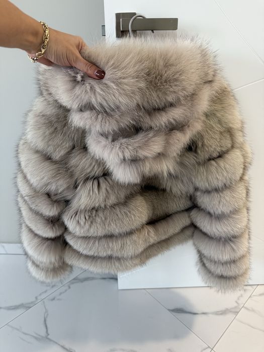 Палто естествен косъм