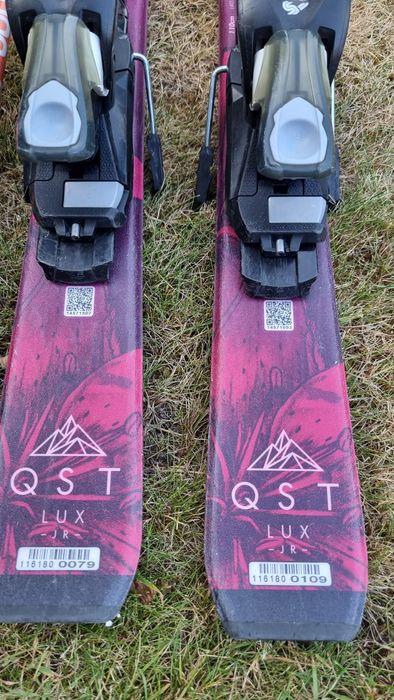 Детски ски Salomon 110см, обувки 21.5, щеки