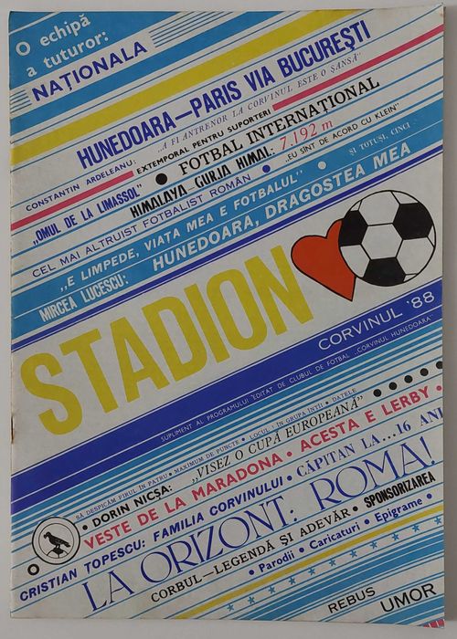 Revista Stadion Corvinul 88