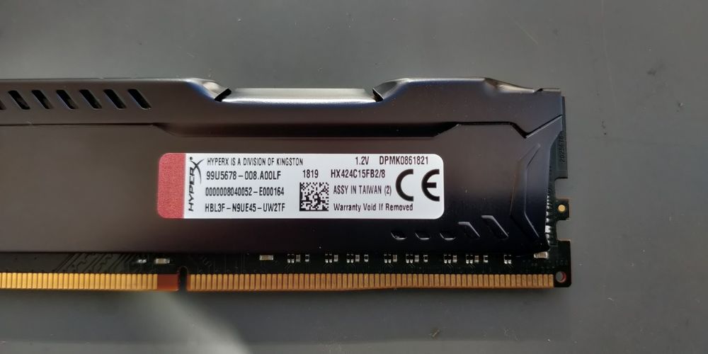 Kingston - Hyper X - DDR4 - 8GB