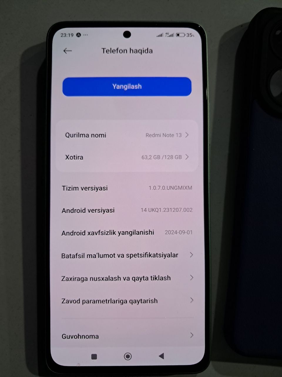 Redmi note 13 android