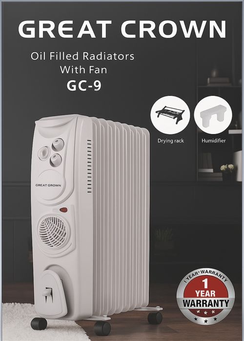 Масляный радиатор Great Crown GC-9 Масленный обогреватель Доставка ест